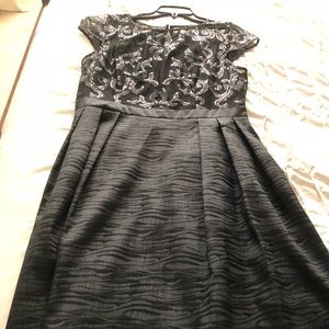 Black/Adrianna Papell/Size 14/Formal Dress